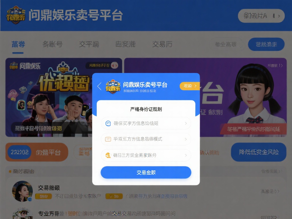 问鼎娱乐卖号平台:安全交易与账号转让全攻略 (问鼎娱乐卖号平台:安全交易与账号转让的全面指南攻略)